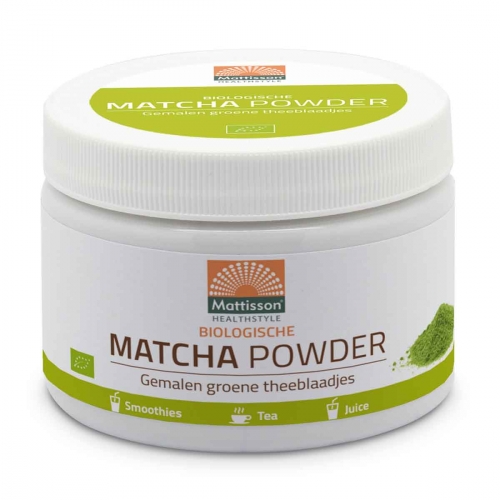 Absolute matcha poeder - instant van Mattisson, 1 x 125 g